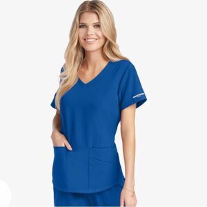 Skechers by Barco Breeze Women's 3-Pocket STRETCH V-Neck Scrub Top